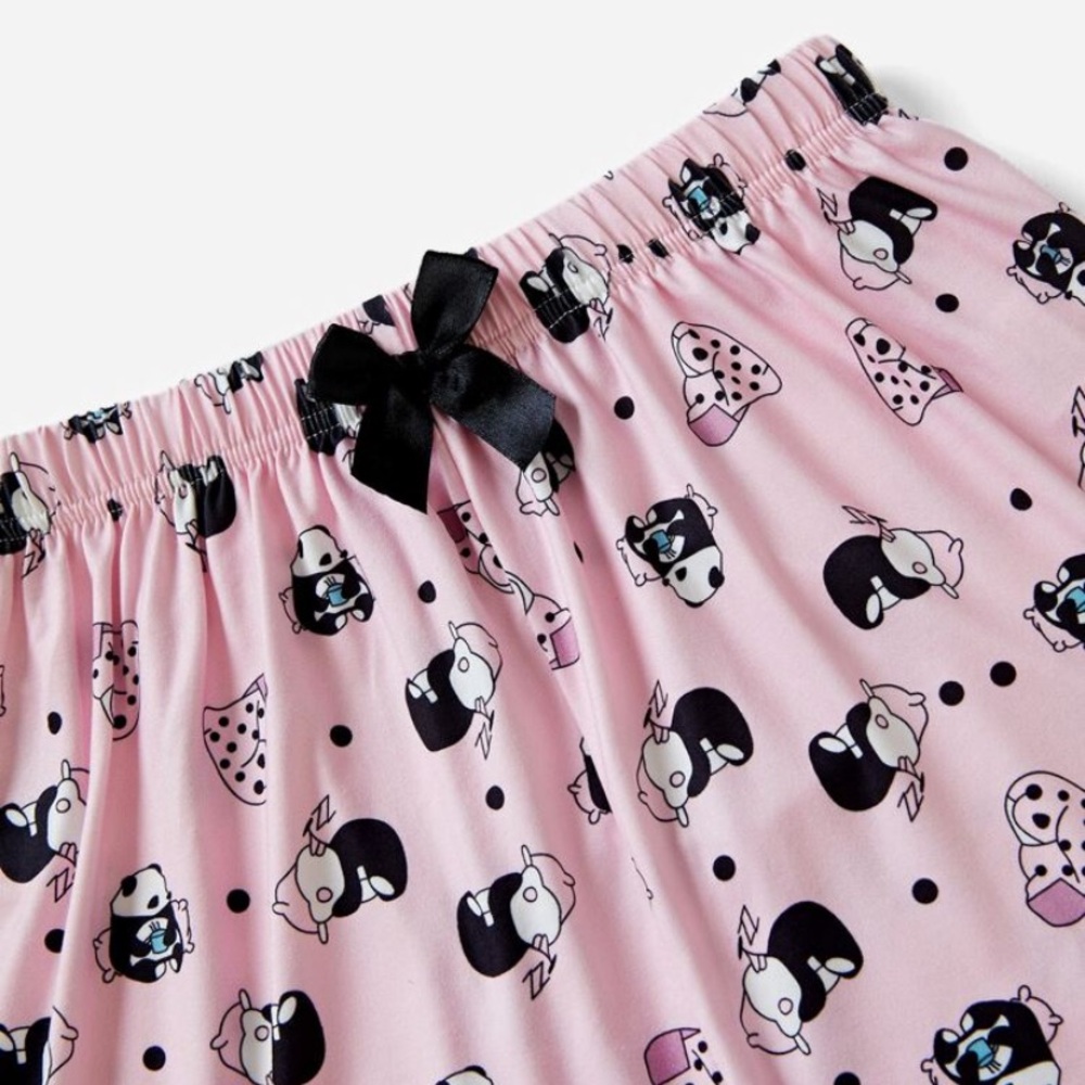 3 Piece Pajama Set - Panda - Do Not Disturb Before Coffee NWT - Picture 4 of 6
